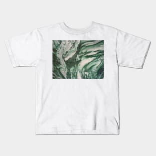 green granite Kids T-Shirt